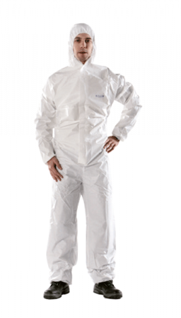 Protectie - Salopeta vopsitor, combinezon, hârtie–textil, alb, M-3XL, Chameleon