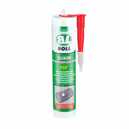 Boll - SILICON de etansare pentru temperatură inalta +350°C, gri/rosu/negru, 80 / 290ml, Boll