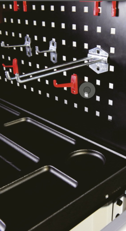 Stație mobilă de detailing profesională cu pegboard și sertare securizate, ShineMate [3]