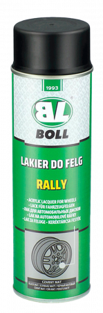 Boll - Vopsea pentru jante - Rally - spray, argintiu / negru, 500 ml, Boll