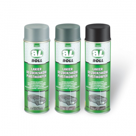 Vopsea pentru plastic - Spray,  gri deschis / gri neutru / negru, 500 ml, Boll [1]