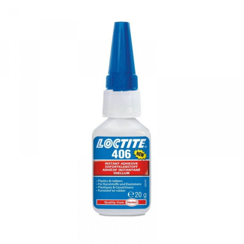 CONSUMABILE - Adeziv instant pentru plastic si cauciuc Loctite 406, 20 g