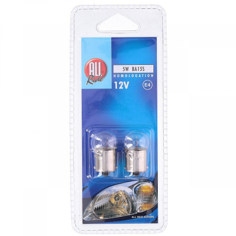 Becuri Auto - Bec 12V 5W BA15S 2buc - All Ride