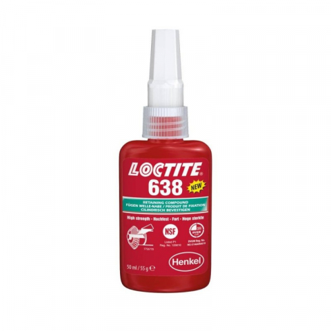 CONSUMABILE - Loctite 638 - Adeziv fixare piese cilindrice coaxiale, 50 ml