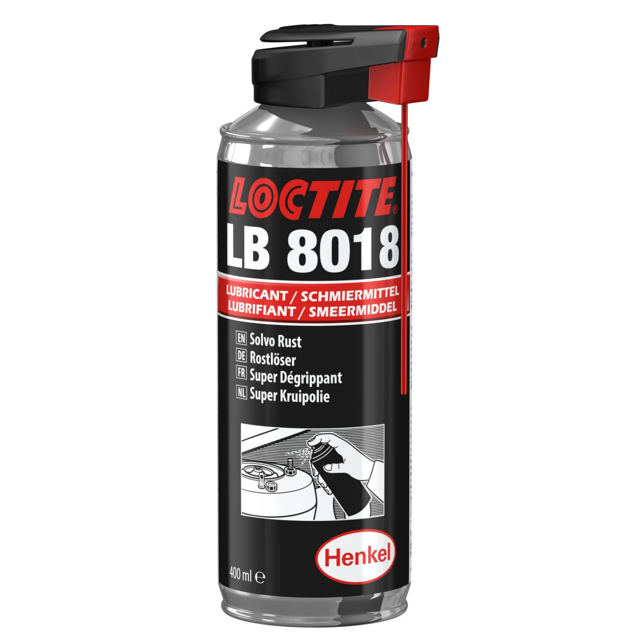 CONSUMABILE - Loctite LB 8018 - Degripant solutie de indepartat rugina, 400 ml