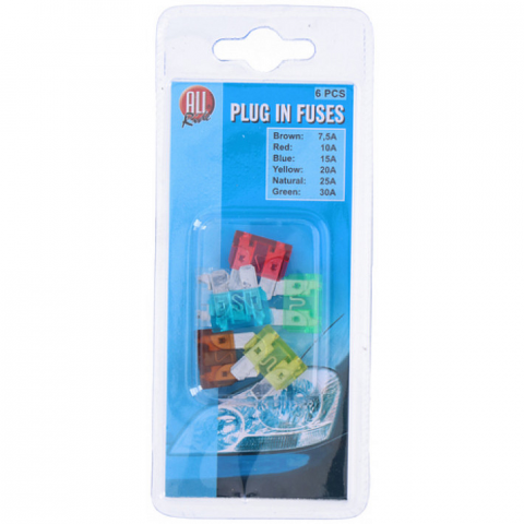 Produse de urgenta - Set siguranţe lame 6buc. - All Ride