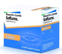BAUSCH&LOMB- Soflens Toric lunare 6 lentile / cutie - Design-ul Lo-Torque™ / Nuanta vizibila (bleu) [2]