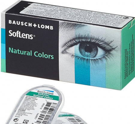 BAUSCH&LOMB Softlens Natural Colors Emerald -lentile de contact colorate verzi lunare-30 purtari (2lentile/cutie) [3]