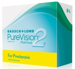 BAUSCH&LOMB Pure Vision 2HD Multi-Focal /Pentru Prezbiopie/ lunare - 6 lentile / cutie /Design 3 Zone Progresive™/ Tehnologia ComfortMoist™ [0]