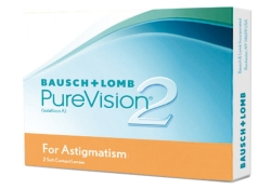 BAUSCH&LOMB Pure Vision 2HD Astigmatism lunare - 3 lentile / cutie Auto Align Design™ / ComfortMoist™ /High Definition™ [0]