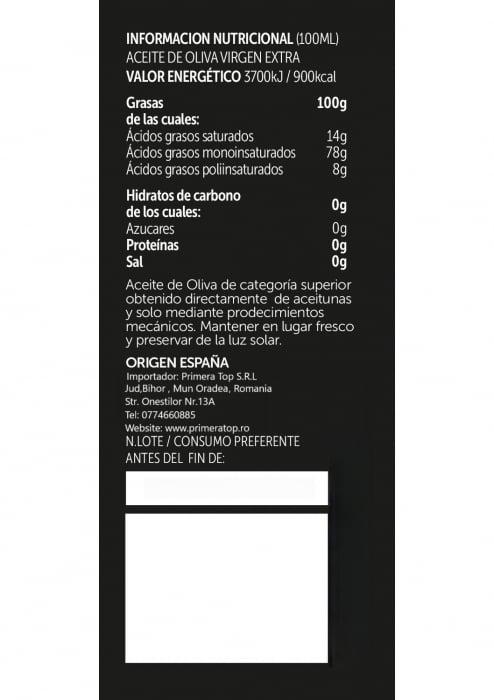 Ulei de măsline extravirgin 1 L. [2]