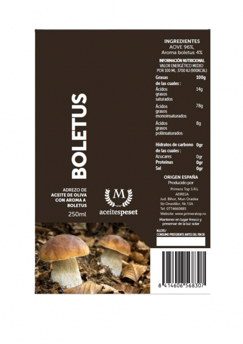 Ulei de măsline extra virgin cu aroma naturala  de ciuperci. [2]