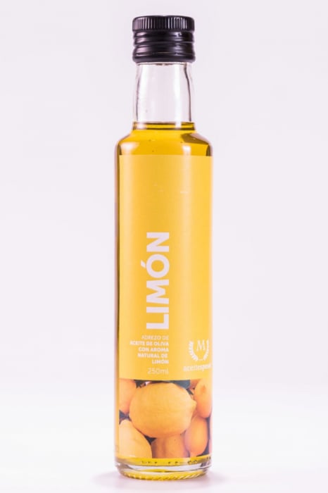 Ulei de măsline extra virgin cu aromă naturală de lămâie. [1]