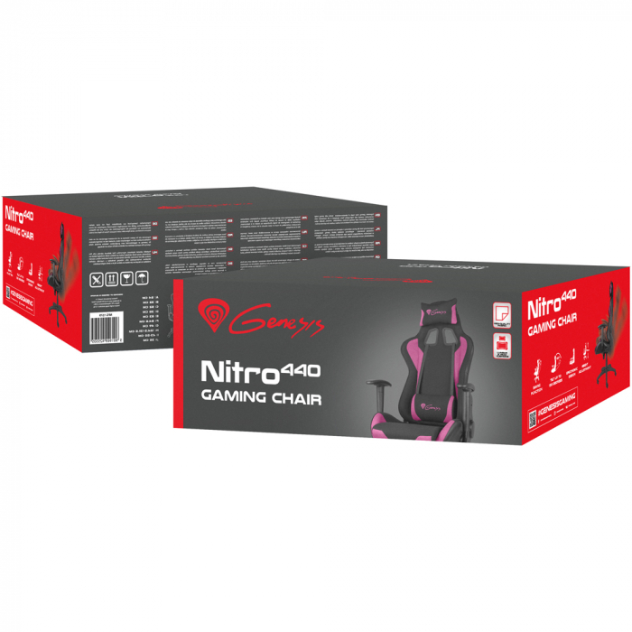 Scaun pentru gaming Genesis Nitro 440 black-purple [5]