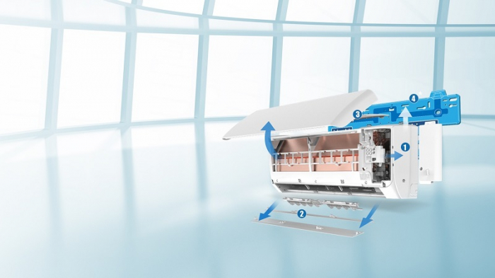 Aer conditionat Gree Pulsar GWH09AGA-K6DNA1A, 9000 BTU, A++/A+, Wi-Fi, Inverter, Cold Plasma+, Filtru Catechin, Autocuratare [7]