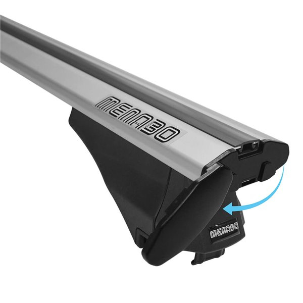 Bare transversale Menabo Leopard Silver XL pentru Audi Q5 (8R) 2008-2014 [3]