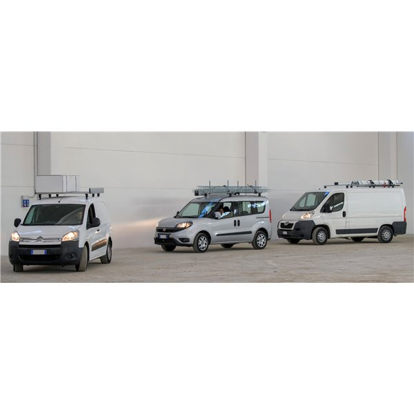 Bare transversale Mercedes Viano 5P MPV (W447), model 2014+, aluminiu, Menabo Professional [7]