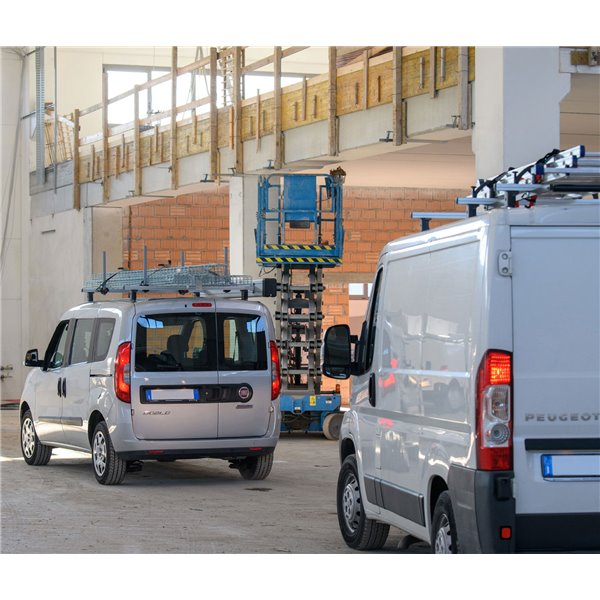 Bare transversale Mercedes Viano 5P MPV (W447), model 2014+, aluminiu, Menabo Professional [8]