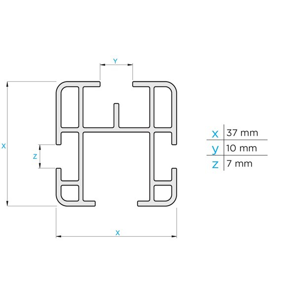 Bare transversale Mercedes Viano 5P MPV (W447), model 2014+, aluminiu, Menabo Professional [4]