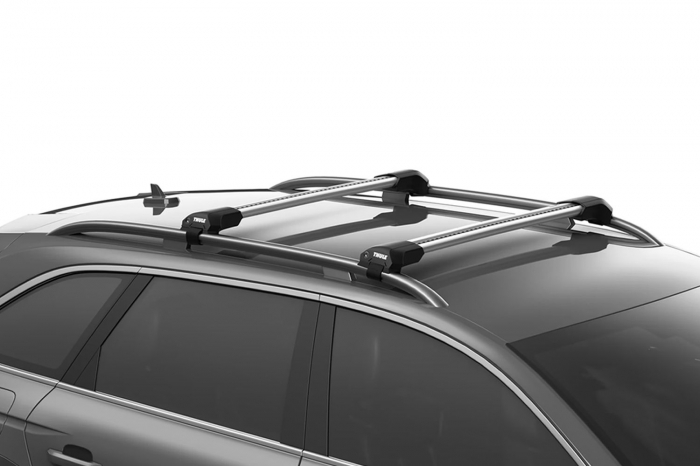 Bare transversale Thule Edge Raised Rail Wingbar Edge pentru DACIA Duster 5 usi SUV, model 2018 - prezent, Sistem cu prindere pe bare longitudinale [2]