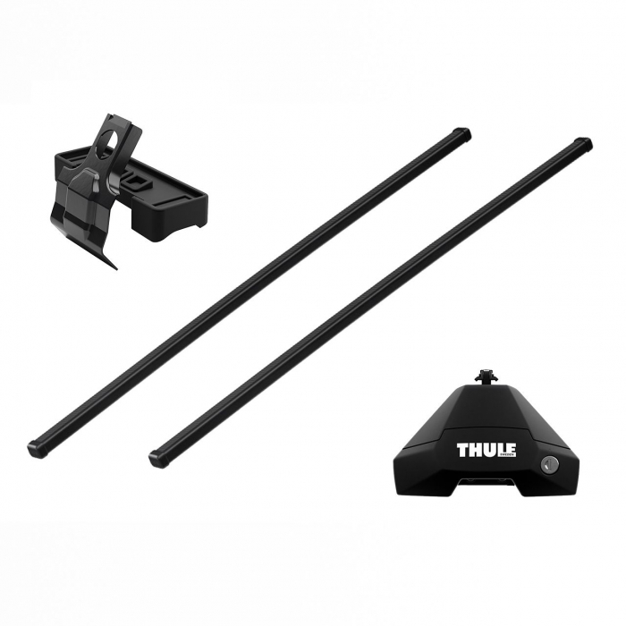 Bare transversale Thule Evo Clamp Squarebar 127 pentru RENAULT Clio (Mk IV), 5 usi Hatchback, model 2013-2019, Sistem cu prindere pe plafon normal [5]