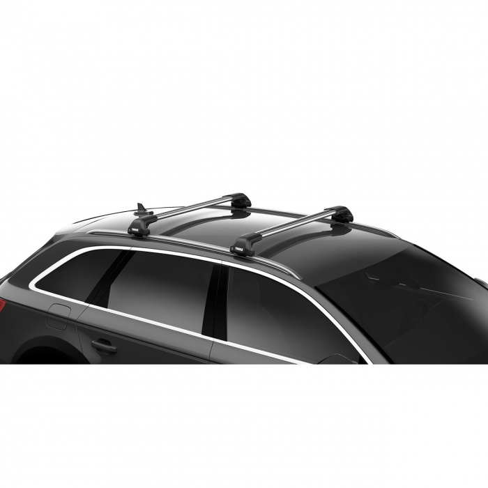Bare transversale Thule Evo Flush Rail WingBar Edge pentru VOLKSWAGEN Touareg, 5 usi SUV, model 2019-, Sistem cu prindere pe bare longitudinale integrate [4]