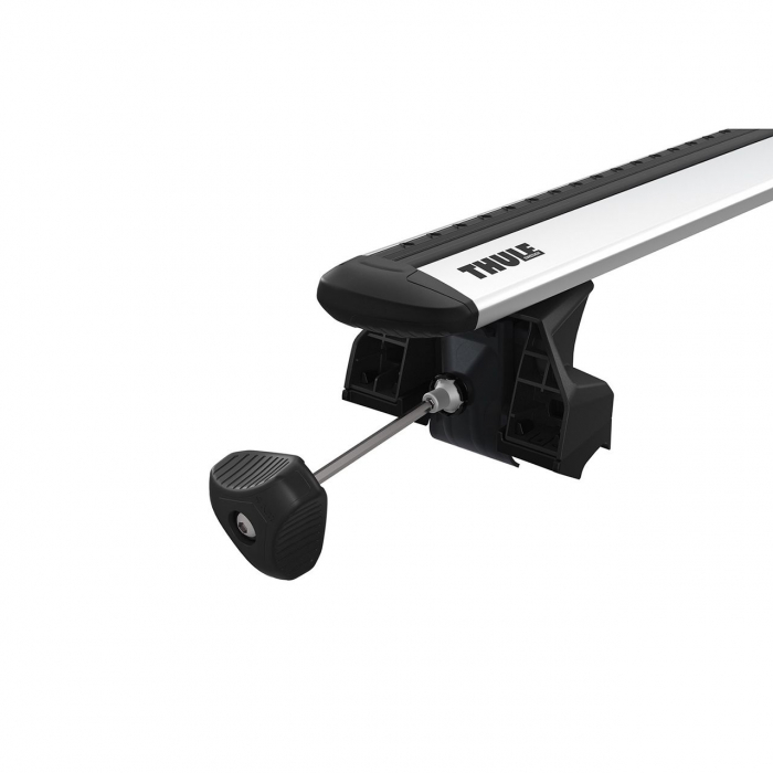Bare transversale Thule Evo Flush Rail Wingbar Evo pentru VOLVO XC90, 5 usi SUV, model 2015-, Sistem cu prindere pe bare longitudinale integrate [6]