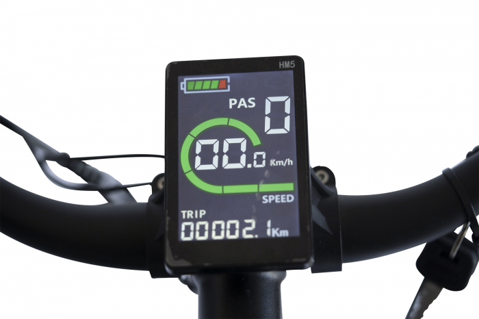 Bicicleta Electrica MTB Hidraulica (E-Bike) Carpat C275H7E 27.5", Negru/Gri [9]