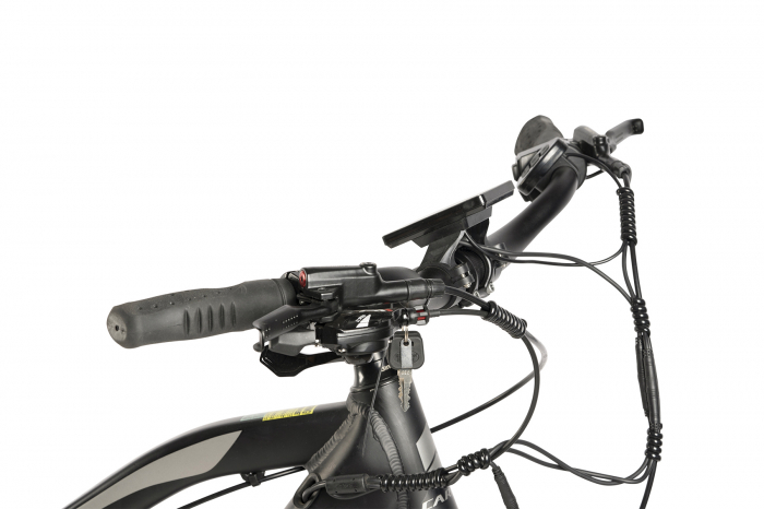 Bicicleta Electrica MTB Hidraulica (E-Bike) Carpat C275H7E 27.5", Negru/Gri [6]