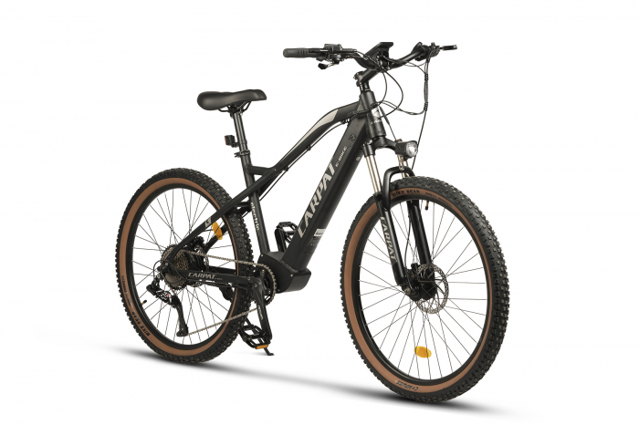 Bicicleta Electrica MTB Hidraulica (E-Bike) Carpat C275H7E 27.5", Negru/Gri [2]