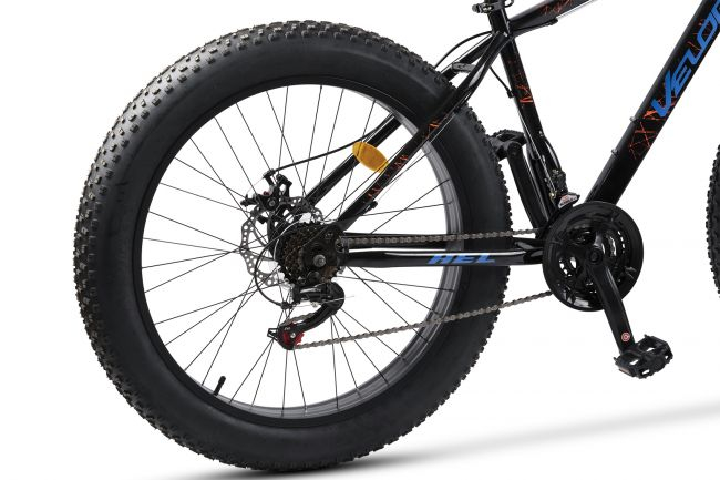 Bicicleta Fat-Bike Velors Hercules V2619B 26", Negru/Albastru [6]