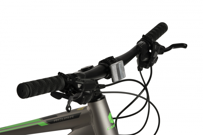 Bicicleta MTB Hidraulica Carpat Acura C2699H 26", Gri/Negru/Verde [7]