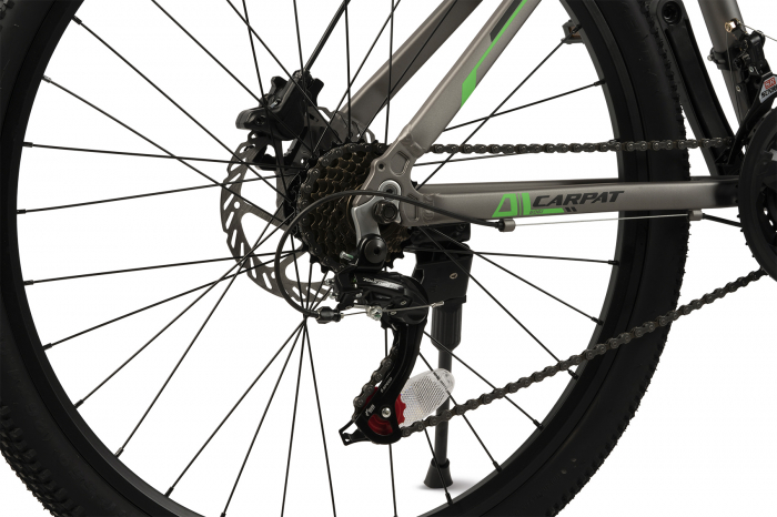 Bicicleta MTB Hidraulica Carpat Acura C2699H 26", Gri/Negru/Verde [5]