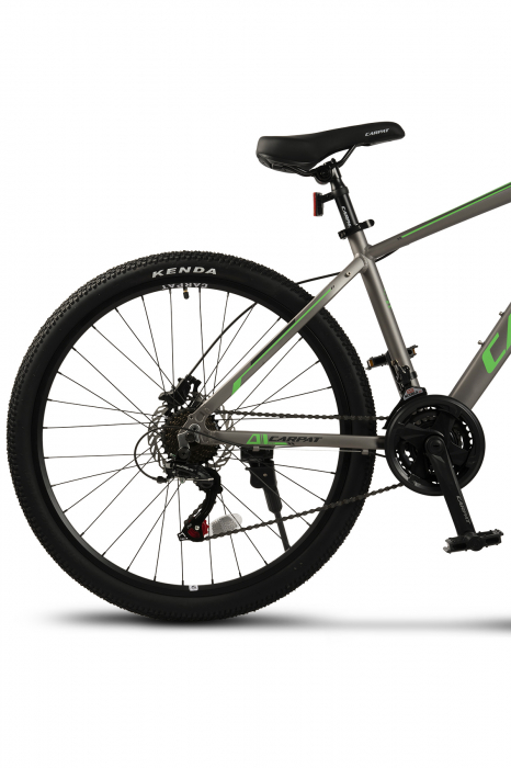 Bicicleta MTB Hidraulica Carpat Acura C2699H 26", Gri/Negru/Verde [4]