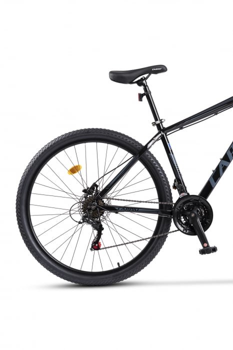 Bicicleta MTB-HT Carpat MONTAN C2758H, Shimano Tourney TZ 7 viteze, Roti 27.5 Inch, Cadru Aluminiu, Frane pe Disc, Negru/Gri [5]