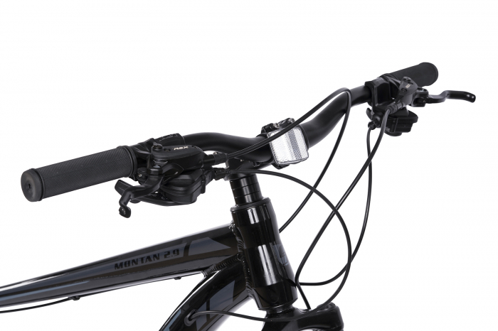 Bicicleta MTB-HT Carpat MONTAN C2758H, Shimano Tourney TZ 7 viteze, Roti 27.5 Inch, Cadru Aluminiu, Frane pe Disc, Negru/Gri [7]