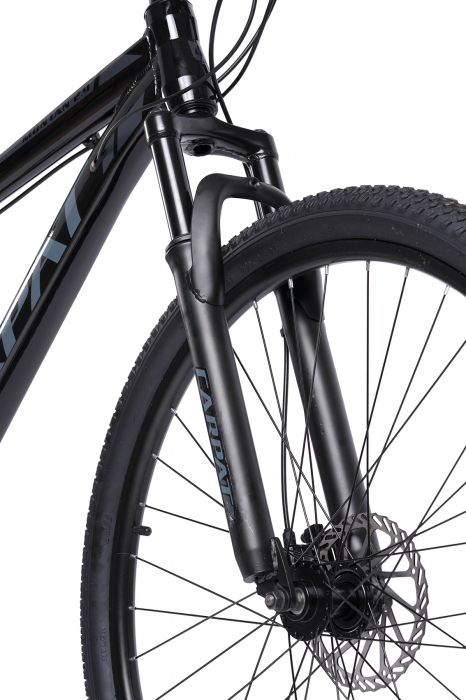 Bicicleta MTB-HT Carpat MONTAN C2758H, Shimano Tourney TZ 7 viteze, Roti 27.5 Inch, Cadru Aluminiu, Frane pe Disc, Negru/Gri [6]