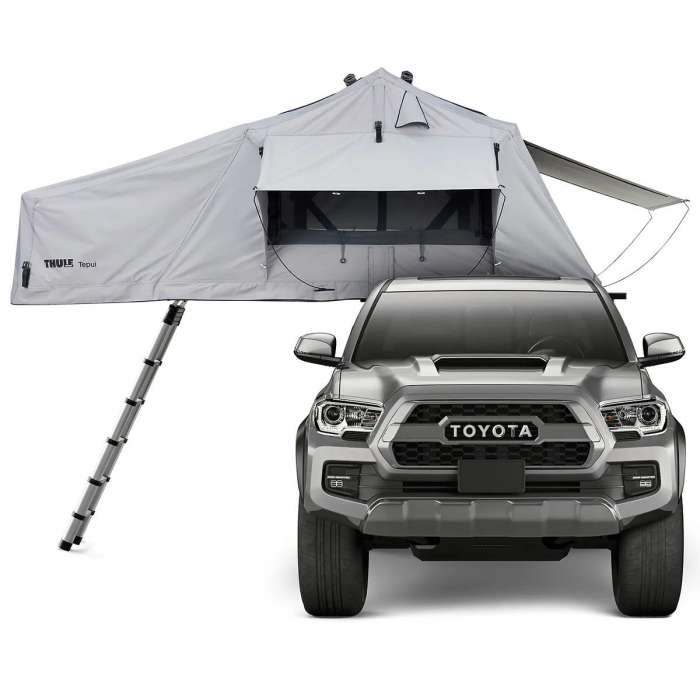 Cort auto cu prindere pe plafon, Thule, Autana, 4 persoane, cu anexa inclusa, Haze Gray [6]