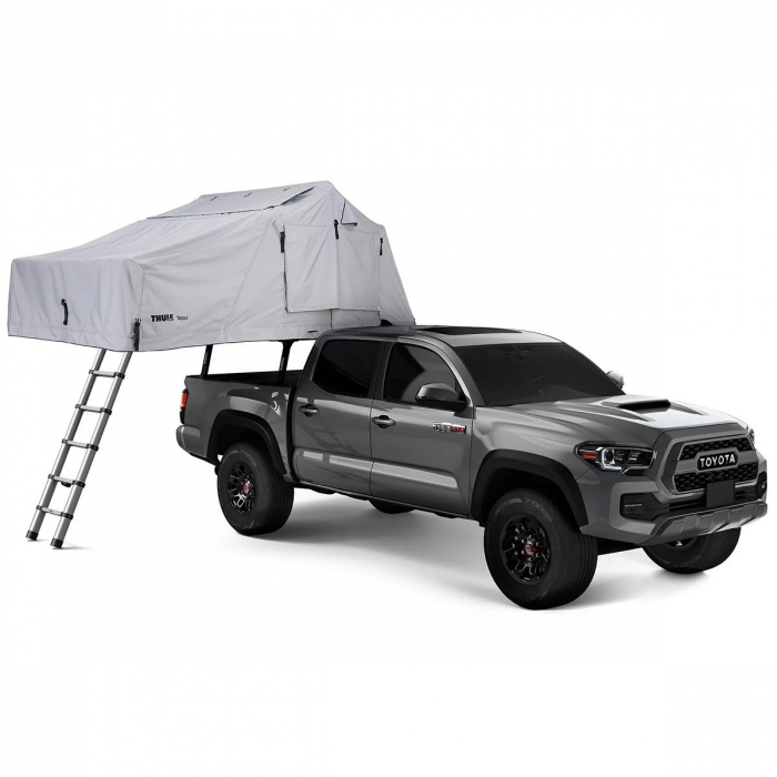 Cort auto cu prindere pe plafon, Thule, Autana, 4 persoane, cu anexa inclusa, Haze Gray [9]