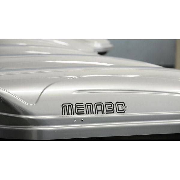 Cutie portbagaj Menabo Mania 400 ABS Silver, 164x79x36cm [6]