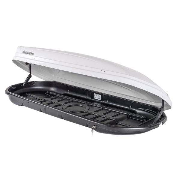 Cutie portbagaj Menabo Mania 400 ABS White, 164x79x36cm [2]