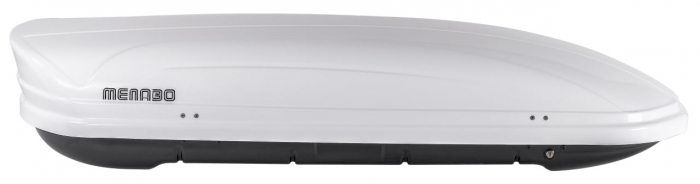 Cutie portbagaj Menabo Mania 460 ABS White, 195x79x36cm [3]