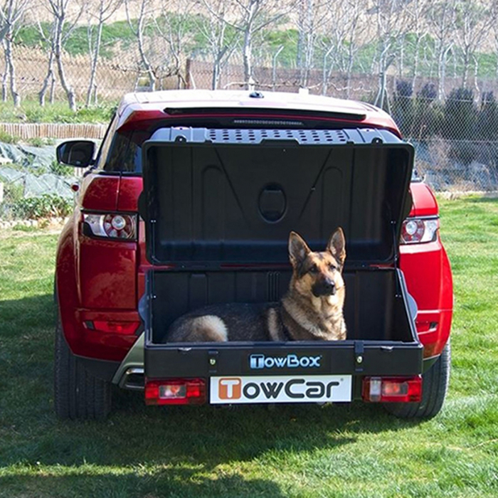 Cutie portbagaj pe carligul de remorcare Towbox V1 DOG Negru + Dispozitiv de reglare a ventilatiei TBA0004 [5]