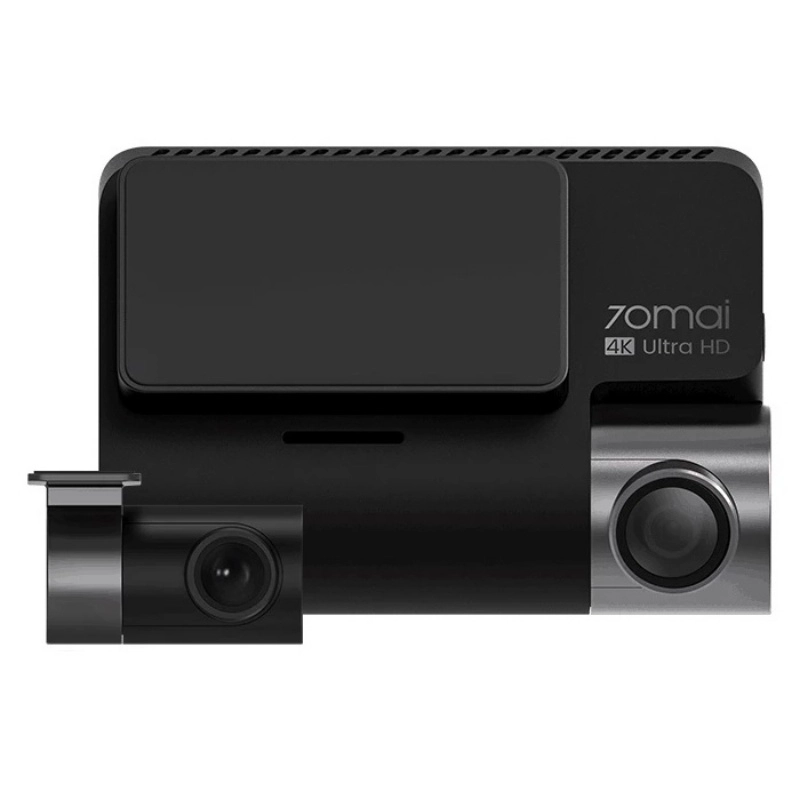 Pachet camera auto DVR Xiaomi 70MAI A800S cu camera spate RC09, kit alimentare permanenta, 4K, 140°, ADAS, GPS, Monitorizare parcare [3]