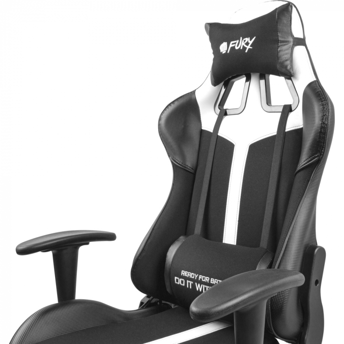 Scaun pentru gaming Fury Avenger XL Black-White [6]