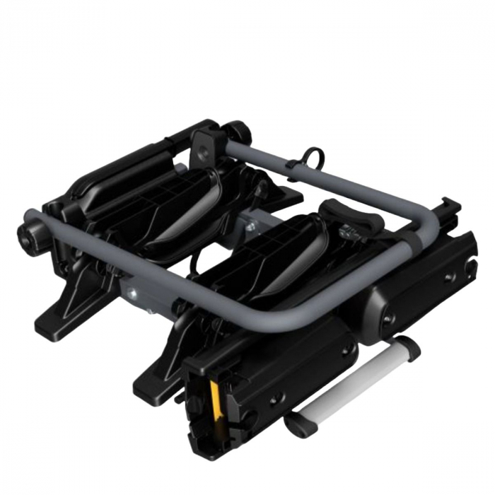 Suport 2 biciclete Peruzzo Pure Instinct 708W compatibil cu biciclete electrice cu prindere pe carligul de remorcare, Anthracite Grey [2]