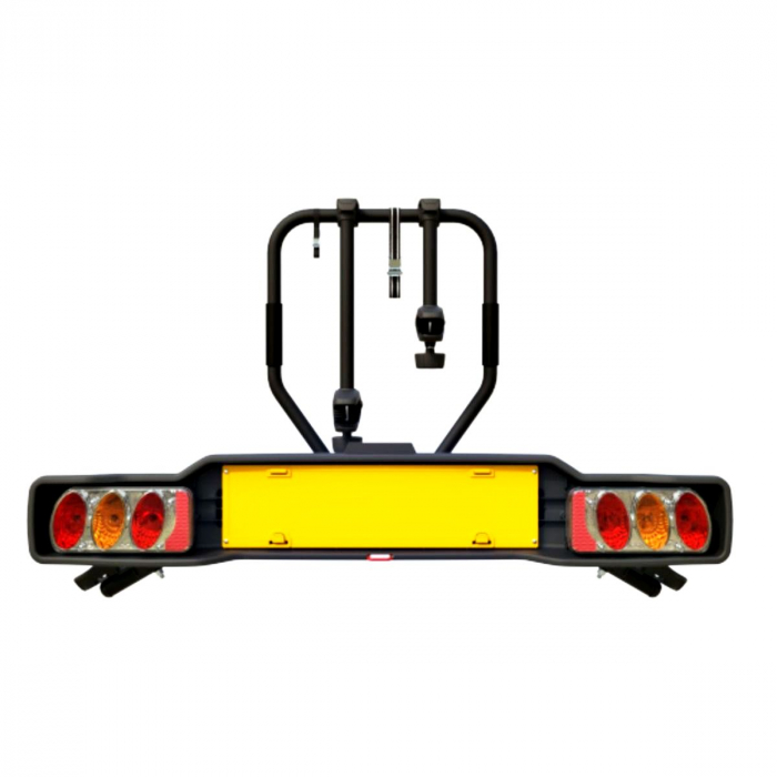 Suport 3 biciclete Peruzzo Siena 668/3N cu prindere pe carligul de remorcare, Negru [4]