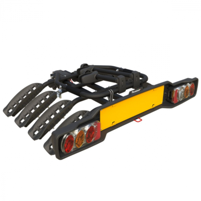 Suport 4 biciclete Peruzzo Siena 668/4N cu prindere pe carligul de remorcare, Negru [2]