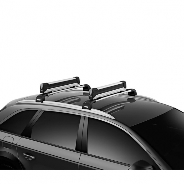 Suport schiuri Thule SnowPack Extender 7325 Argintiu cu prindere pe bare transversale rectangulare [2]