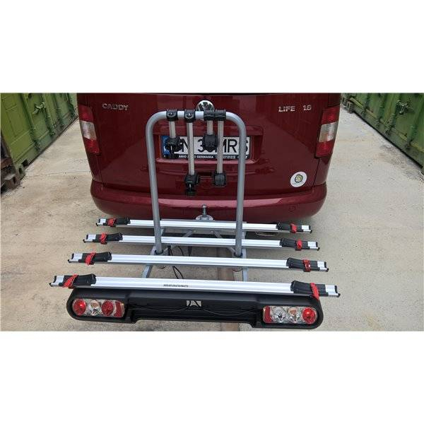 Suport biciclete M-Way Foxhound 4 pentru 4 biciclete cu prindere pe carligul de remorcare [3]